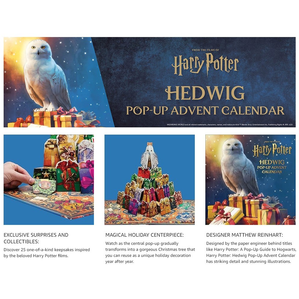 Harry Potter Hedwig Popup Advent Calendar Shopee Thailand