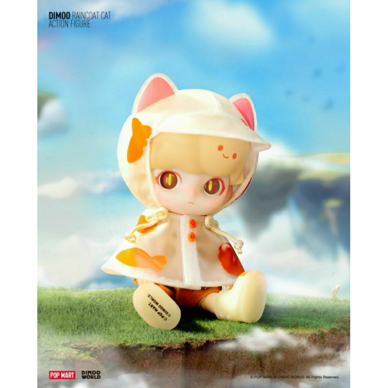 ⚡พร้อมส่ง⚡ Dimoo Raincoat Cat Action Figure / Pop Mart | Shopee Thailand