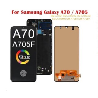 ต้นฉบับ Super AMOLED สำหรับ Samsung Galaxy A70 A705 LCD A705F SM-A705MN ...