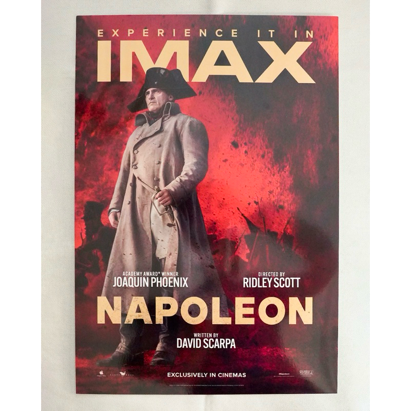 โปสเตอร์ของแท้ “NAPOLEON” IMAX จาก Major Cineplex Poster “Napoleon