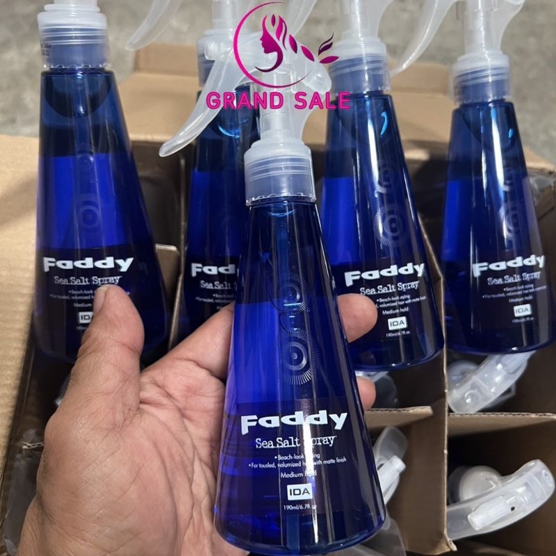 12 แถม 1 ถูกที่สุด สเปรย์น้ำเกลือจัดแต่งทรงผมFaddy Sea Salt Spray 190 ...