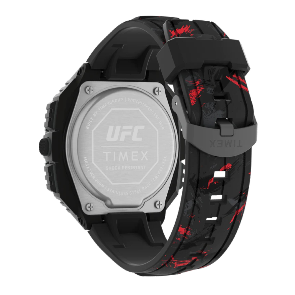 TIMEX TW2V85100 UFC Street Shock XL Week นาฬิกาข้อมือผู้ชาย สายซิ
