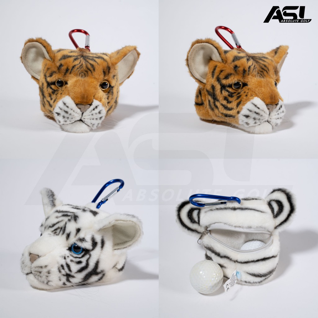 ASL Extra Golf Ball Holder ที่ใส่ลูกกอล์ฟ มีซิปและตะขอเกี่ยว Shopee