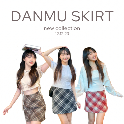 🔥พร้อมส่ง🔥 danmu scott skirt กระโปรง ลายสก๊อต มีซิป ซํบใน สําหรับ ...