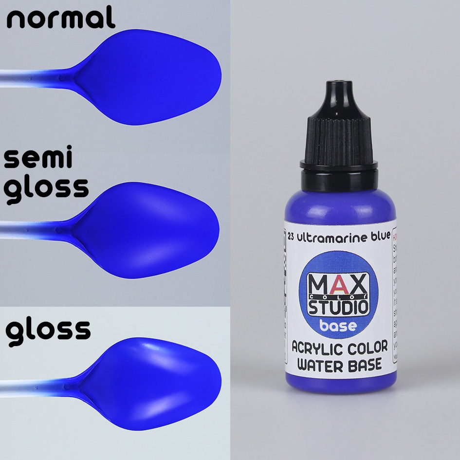 สีอะคริลิคสูตรน้ำ สำหรับงานโมเดลโดยเฉพาะ MAX Color Studio Acrylic Color ...