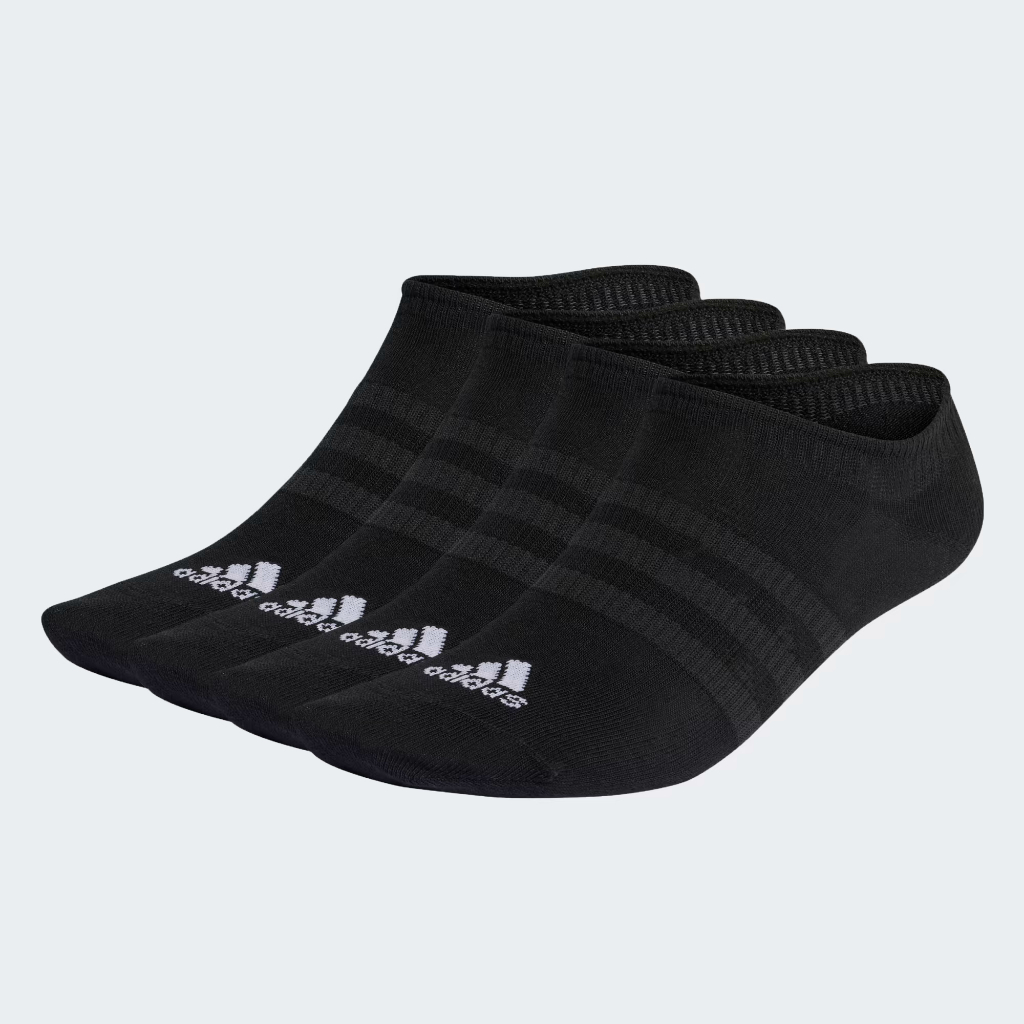 Adidas Thin and Light No Show Socks 3 Pairs 2
