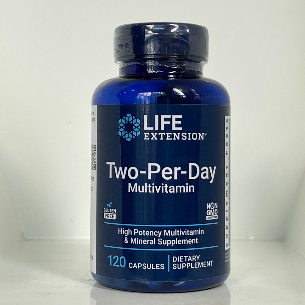 Life Extension Two Per Day Multivitamin 120 Capsules Tablets วิตามินรวม ...