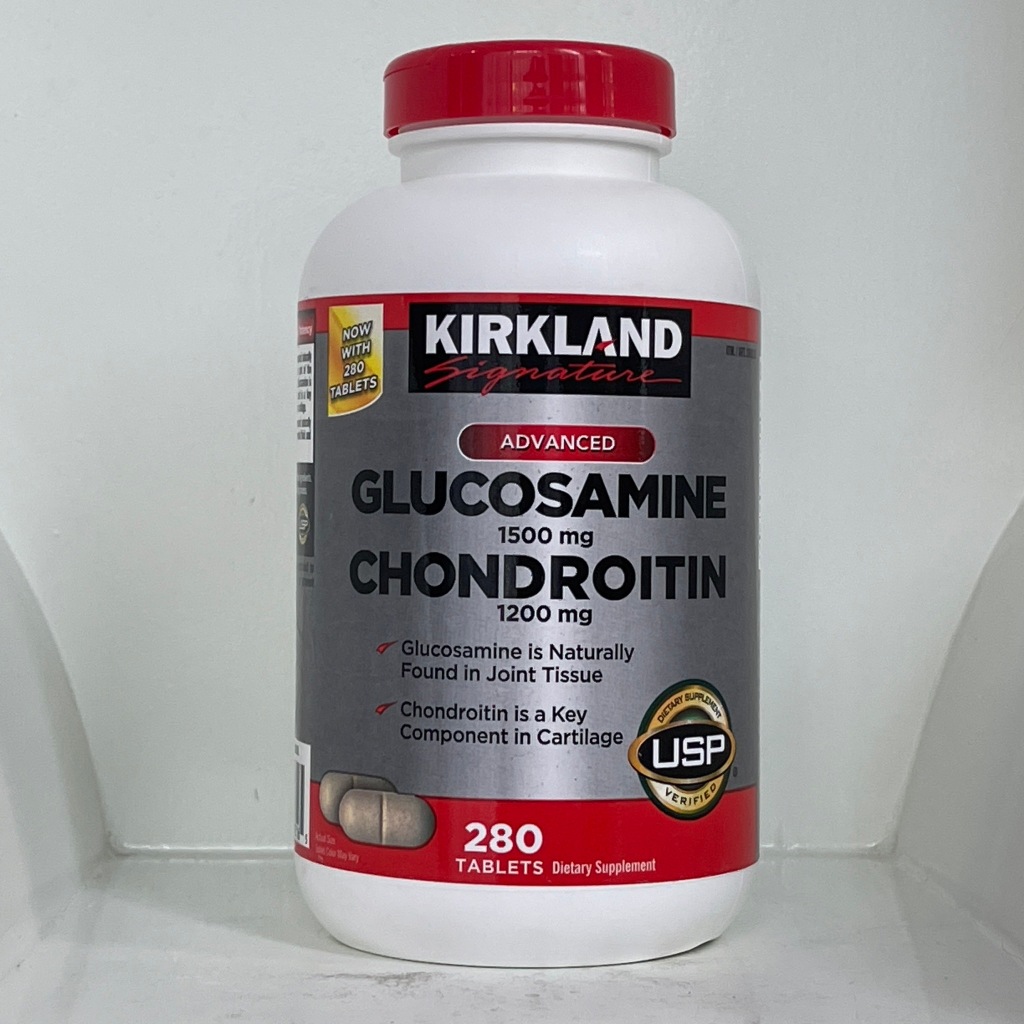 Kirkland Signature Glucosamine & Chondroitin, 280 Tablets Shopee Thailand