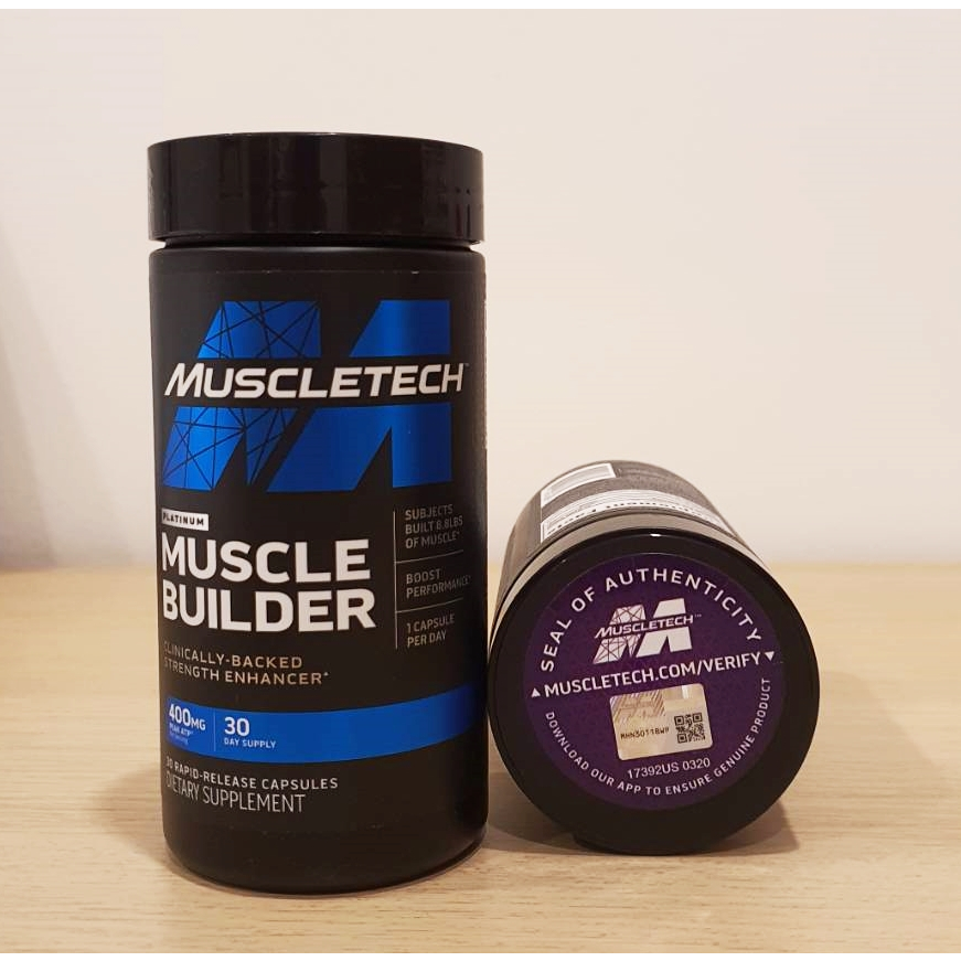 ⚡พร้อมส่ง⚡Muscletech Muscle Builder [30/60Capsules] แพ็คเกจใหม่ (มีCode ...