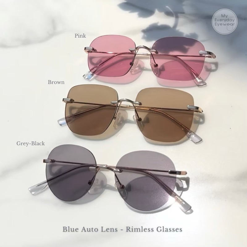 Custom lens for Rimless glasses | Shopee Thailand
