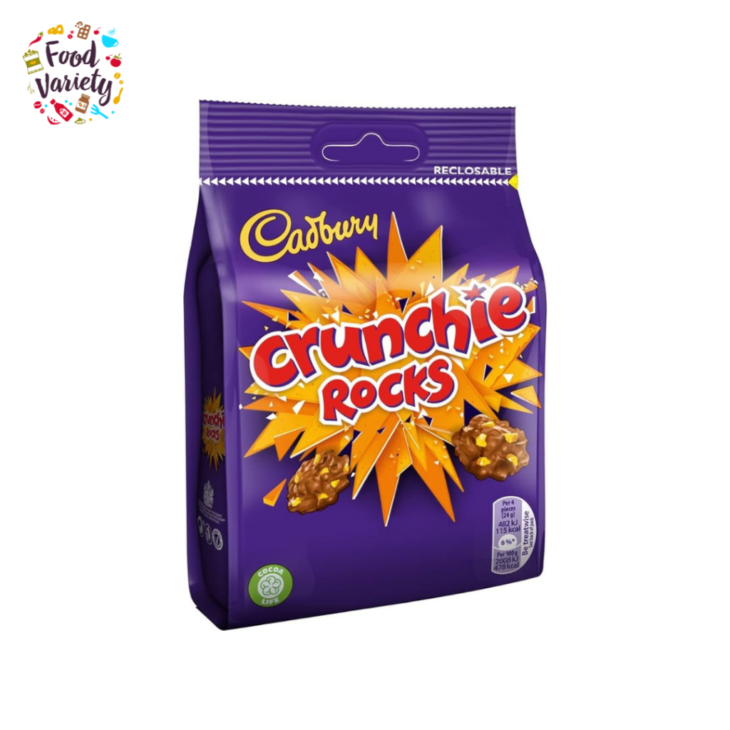 Cadbury Crunchie Rocks 100g แคดเบอรี ครันชีร็อกส์ 100 กรัม | Shopee ...