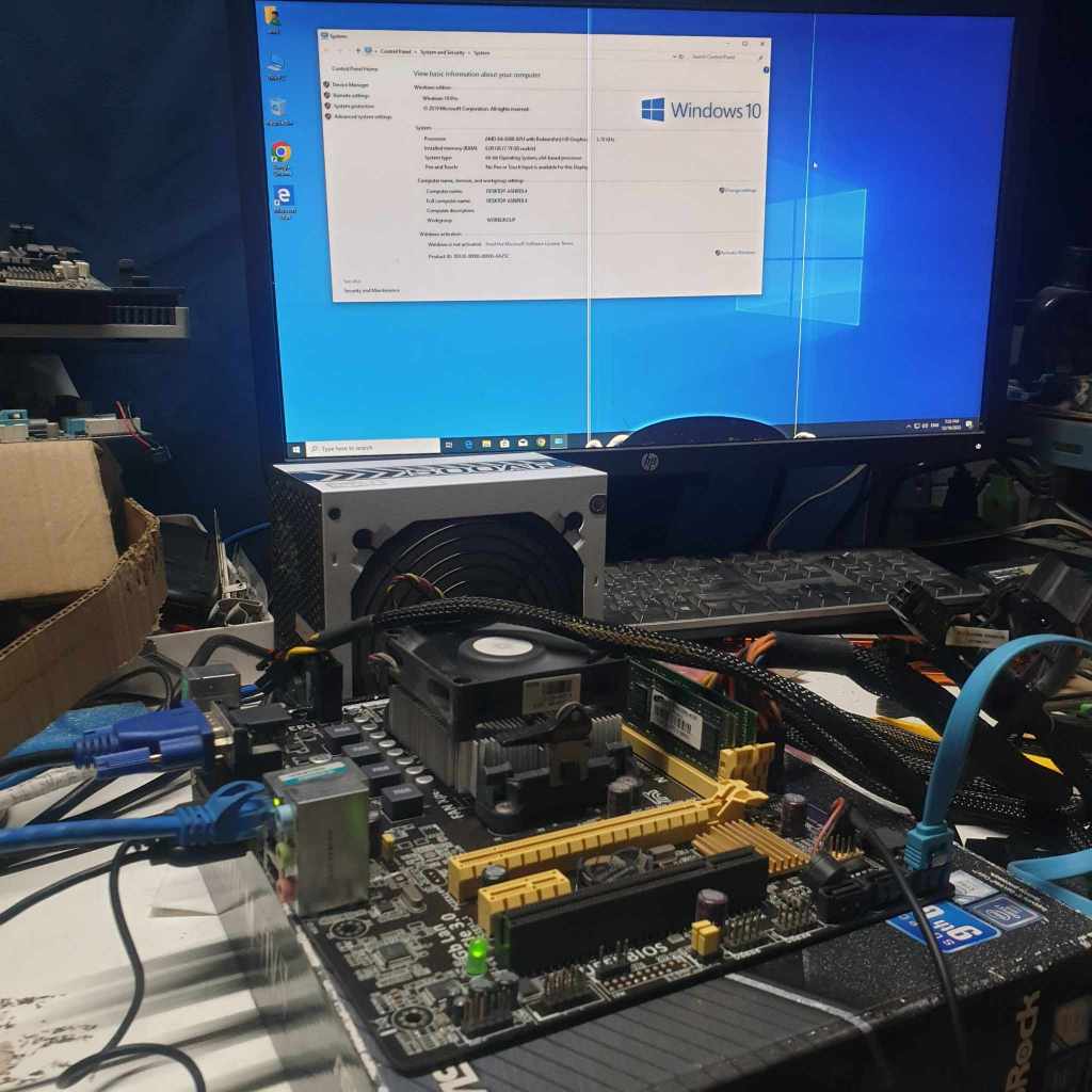 ขายชุดบอร์ดประกอบร้องเกะเล่นเฟสพิมพ์งานเล่นเกมส์เบาๆ AMD RAM8 มีการ์ดจอ ...