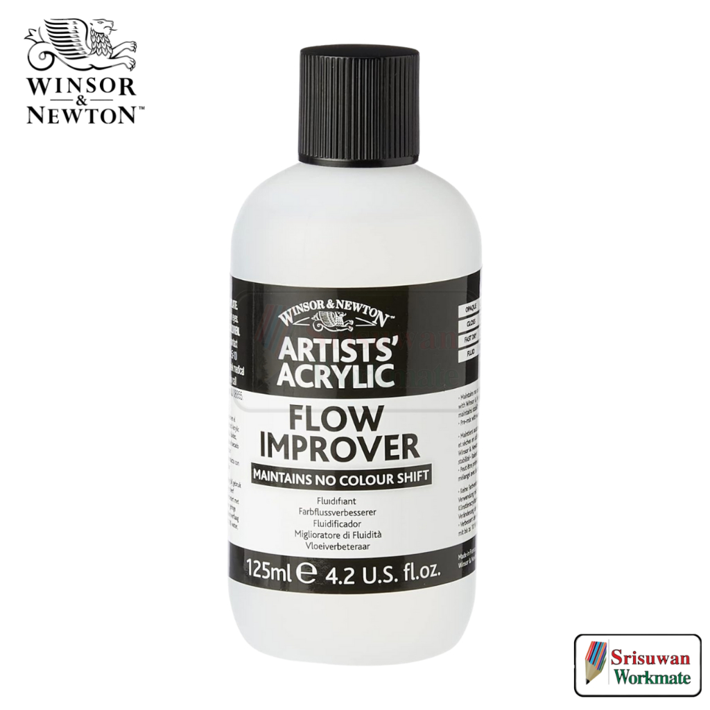 Winsor & Newton Flow Improver 125 ml. Artist's grade โฟร์อิมพรูฟเวอร์ สื่อผสม Acrylic Medium