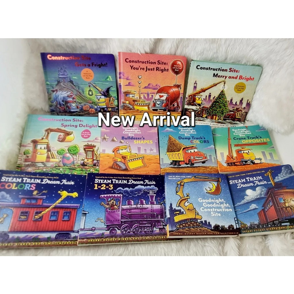 [หนังสือ เด็ก]Goodnight, Goodnight Construction Site Board Book for