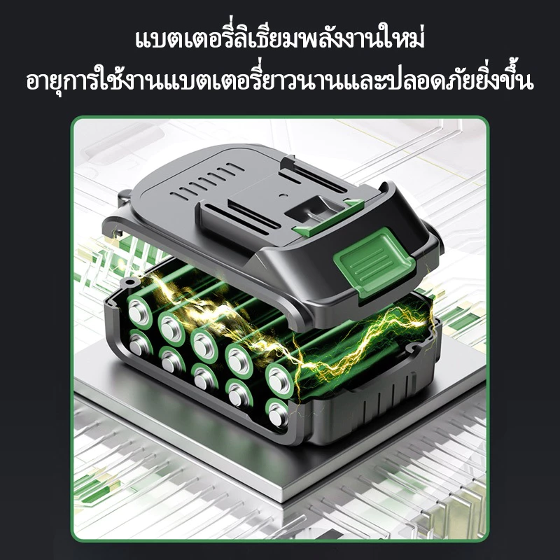 TANZU รุ่น TZ-LM-2000 เครื่องตัดหญ้าไฟฟ้า 8" เครื่องตัดหญ้าไร้สาย เครื่องตัดหญ้าไฟฟ้า มอเตอร์ BL เครื่องตัดหญ้า กำลังไฟสูง เครื่องตัดหญ้าแบตเตอรี่