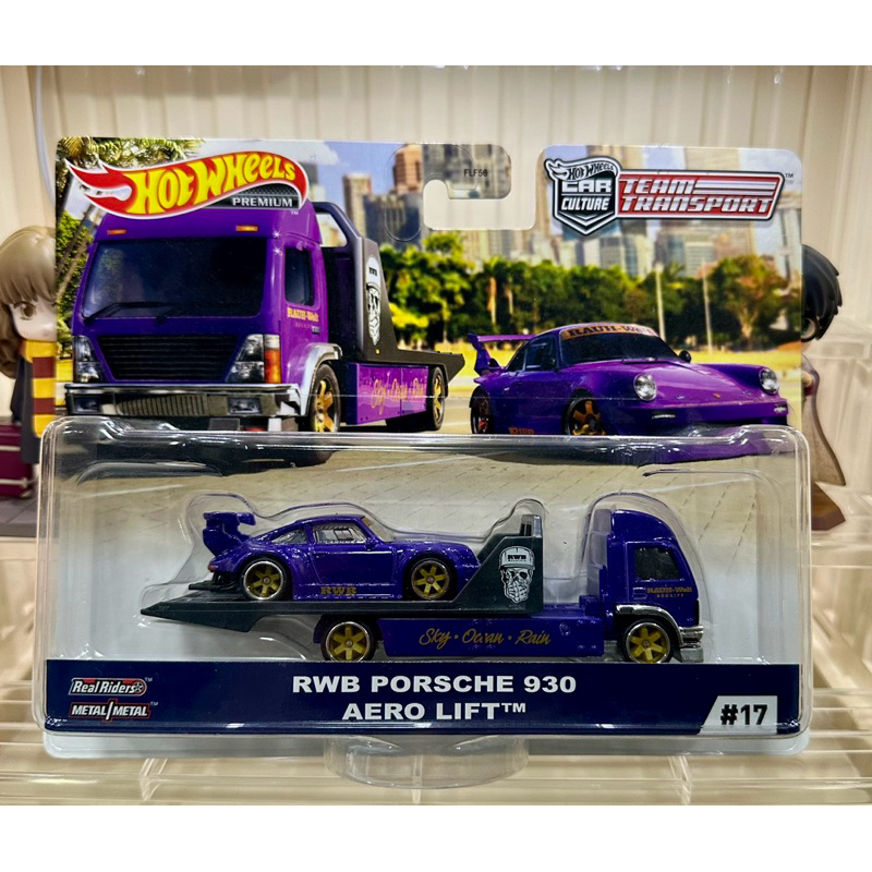 Hot Wheels Personalizzate Super Chase: Ruote Cromate Oro RWB Porsche 930 Con Aero Lift, Modello Sciolto Scala 1:64