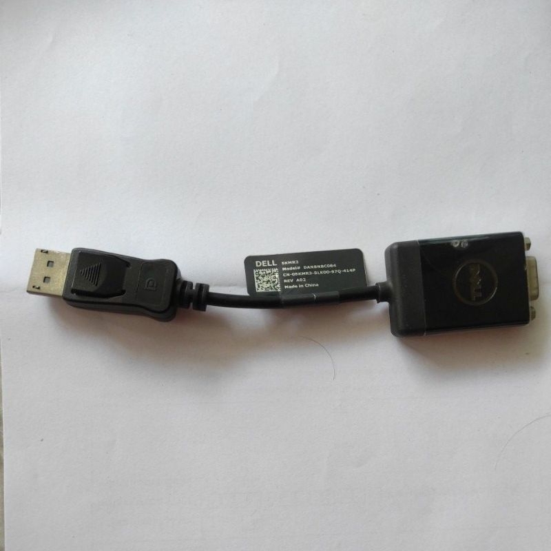 Dell อะแดปเตอร์แปลงสัญญาณ Display port (male) to VGA (female) ของแท้ ...