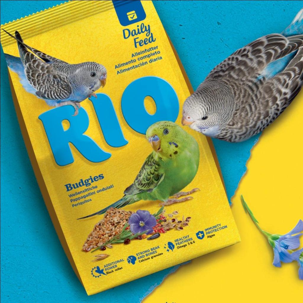 RIO อาหารนกหงส์หยก นำเข้าจากเยอรมัน | Shopee Thailand