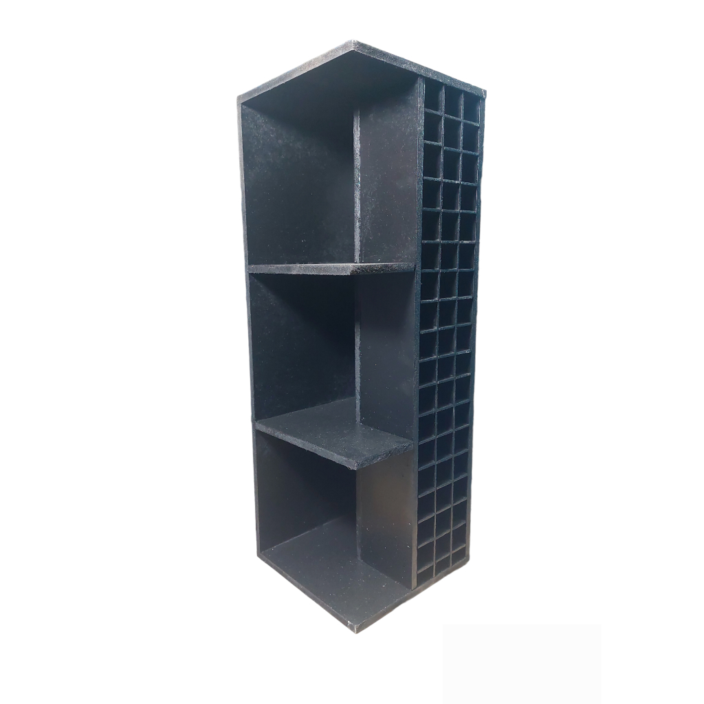 ชั้นวางหมึกสัก Ink Rack อุปกรณ์สัก อุปกรณ์ทั่วไป แบบไม้ สีดําด้าน งาน ...