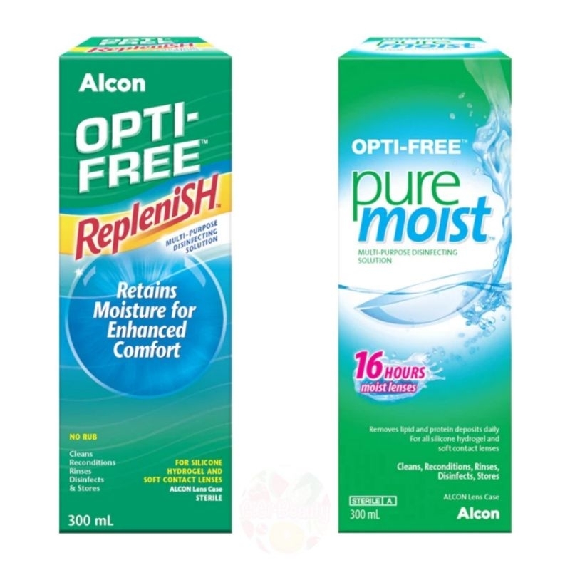 (ใหม่ Exp.2026) ALCON OPTI FREE REPLENISH / Puremoist 300 ml อัลคอน ออพ ...