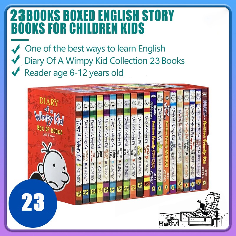 Diary Of A Wimpy Kid Collection 23 Books Boxed Set Comic Diary Of A Wimpy Kid Collection 23 Books Boxed Set Comic