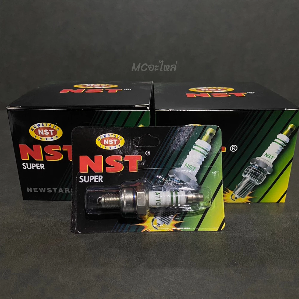 หัวเทียน NST เกลียวสั้น A7TC สำหรับมอเตอร์ไซค์