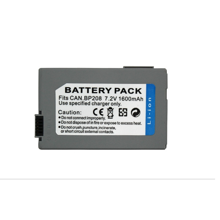 Kastar Battery AC Charger For BP-208 BP-208DG & Canon Elura 100 FVM300 Camera
