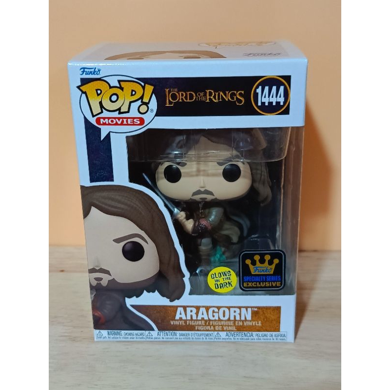 Funko POP! Lord Of The Rings – Aragorn (Army Of The Dead) Glow-in-the-Dark, 9,5 Cm, Inkl. Sammlerbox