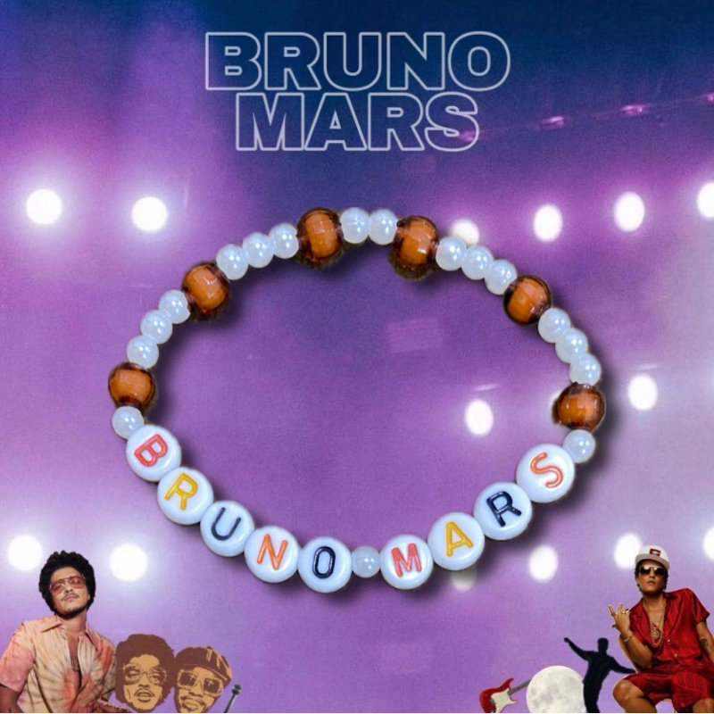 กำไลลูกปัด สร้อยข้อมือลูกปัด Friendship Bracelet x Bruno Mars🎤 | Shopee