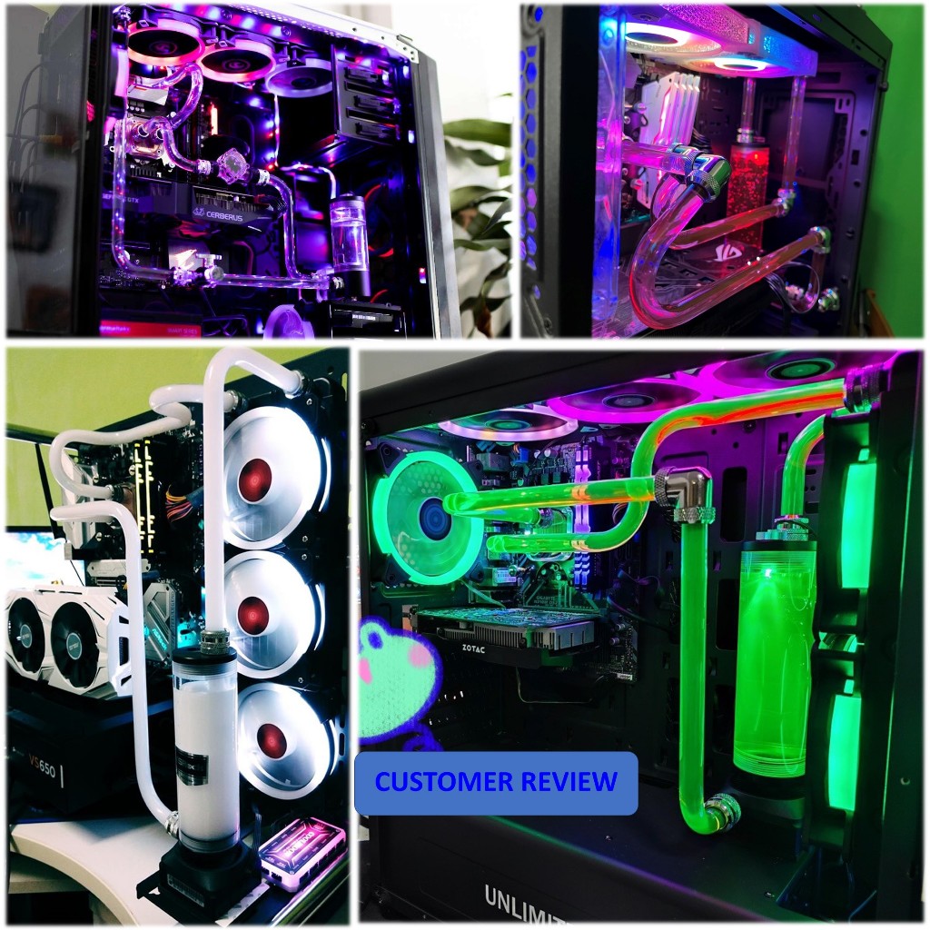 ALPHA GRADE240 CPU Water Cooling PETG Set ชุดน้ำCPUระบบเปิด ท่อPETG ...