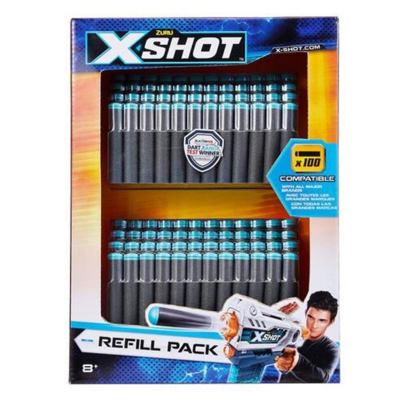 Tohy Nerf Darts X-Shot Excel Universally Compatible Foam Darts