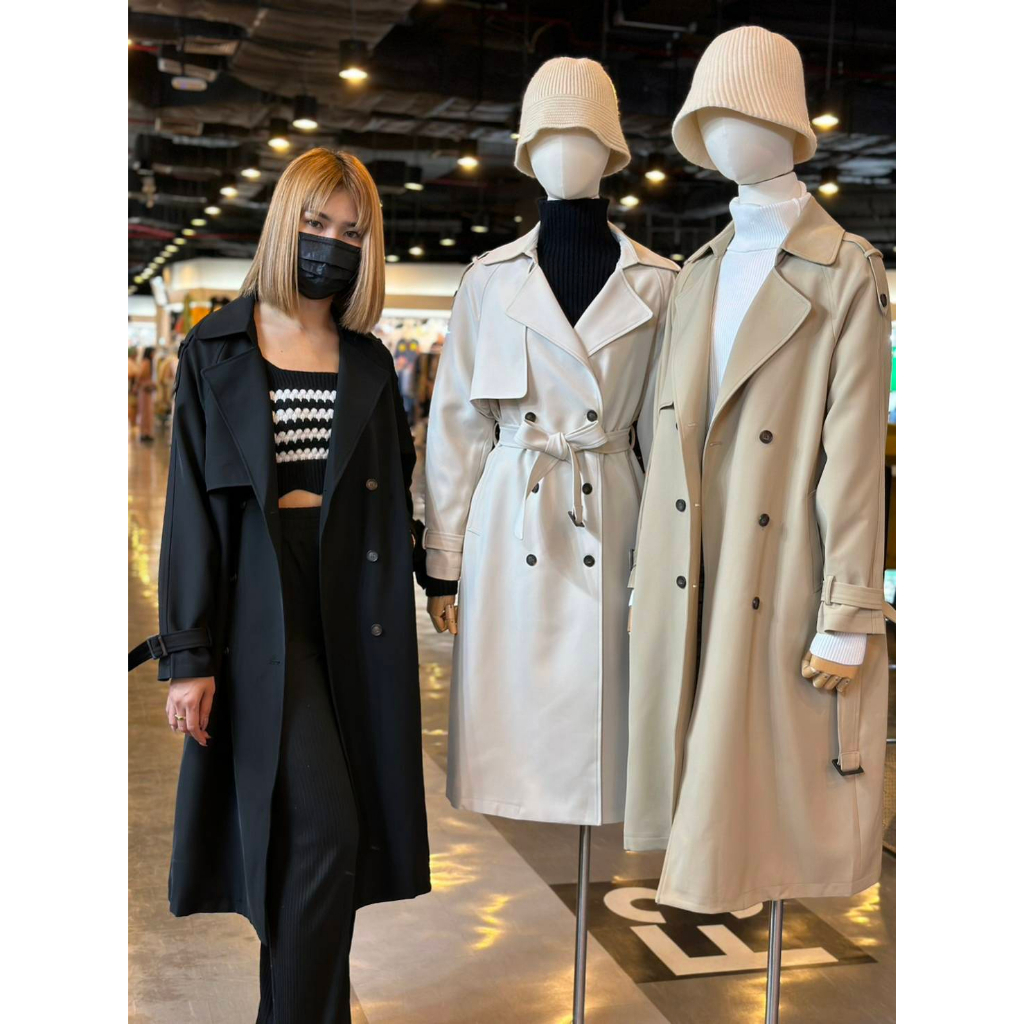 3550053 Red Trench Coat