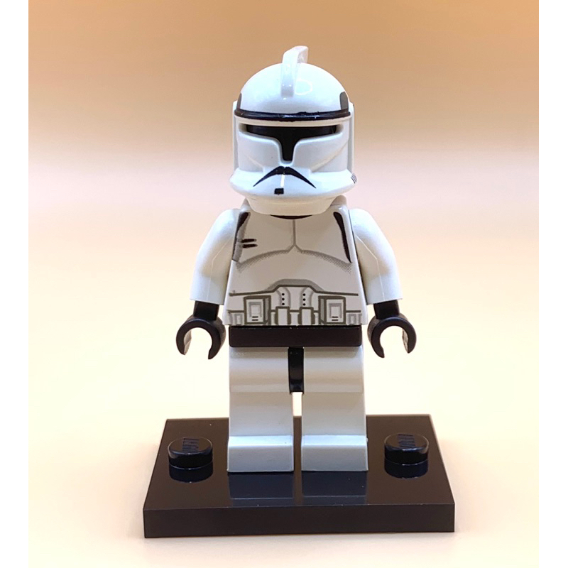 sw0058 Clone Trooper (Phase 1) - Black Head (7163)), Lego Star wars ...