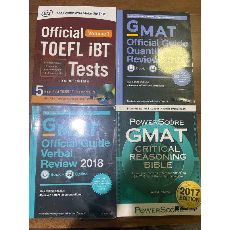 หนังสือเตรียมสอบภาษาอังกฤษ gmat & toefl iBT | Shopee Thailand