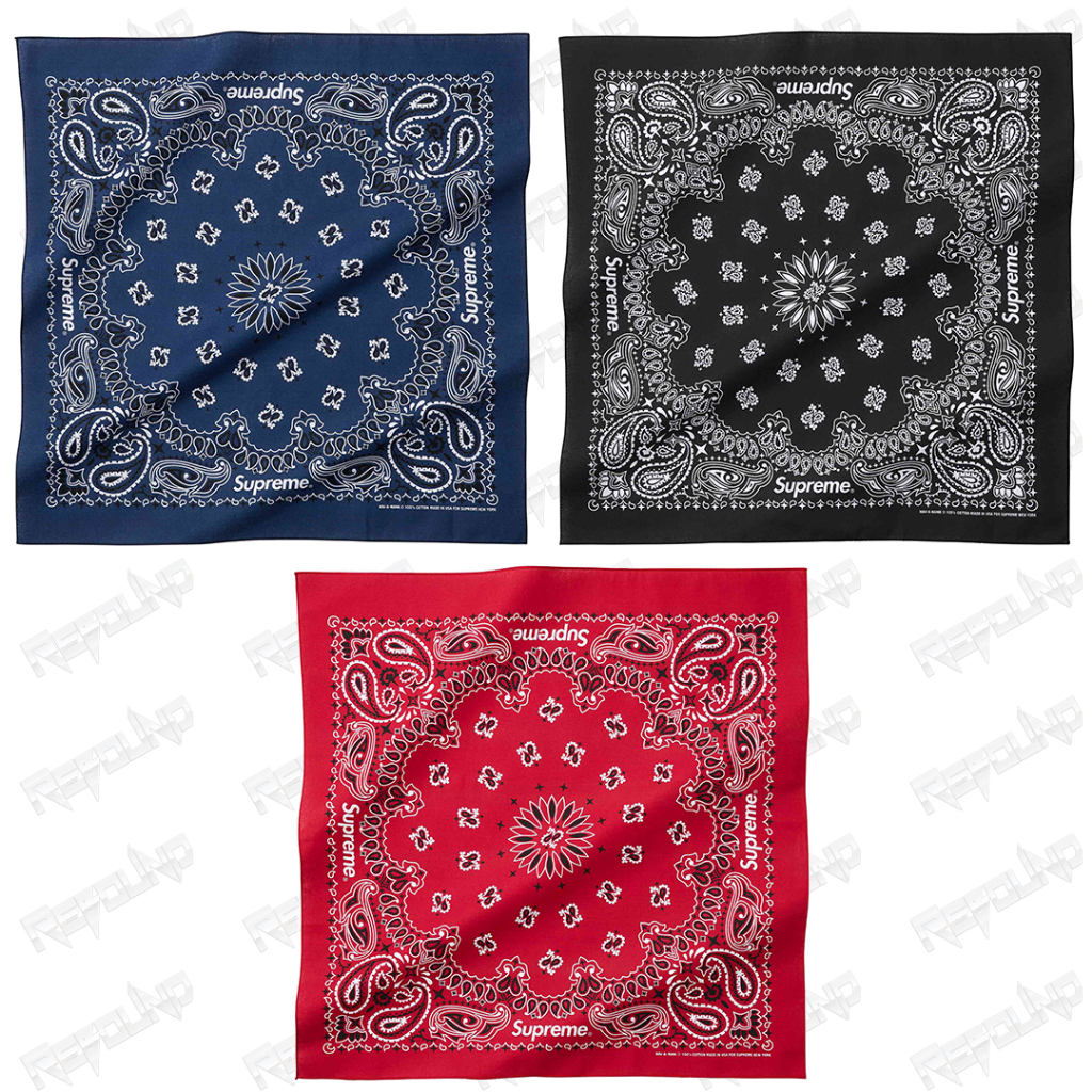 ผ้าเช็ดหน้า Supreme Hav-A-Hank Bandanas (3 Pack) Multicolor ผ้าเช็ดหน้า Supreme Hav-A-Hank Bandanas (3 Pack) Multicolor