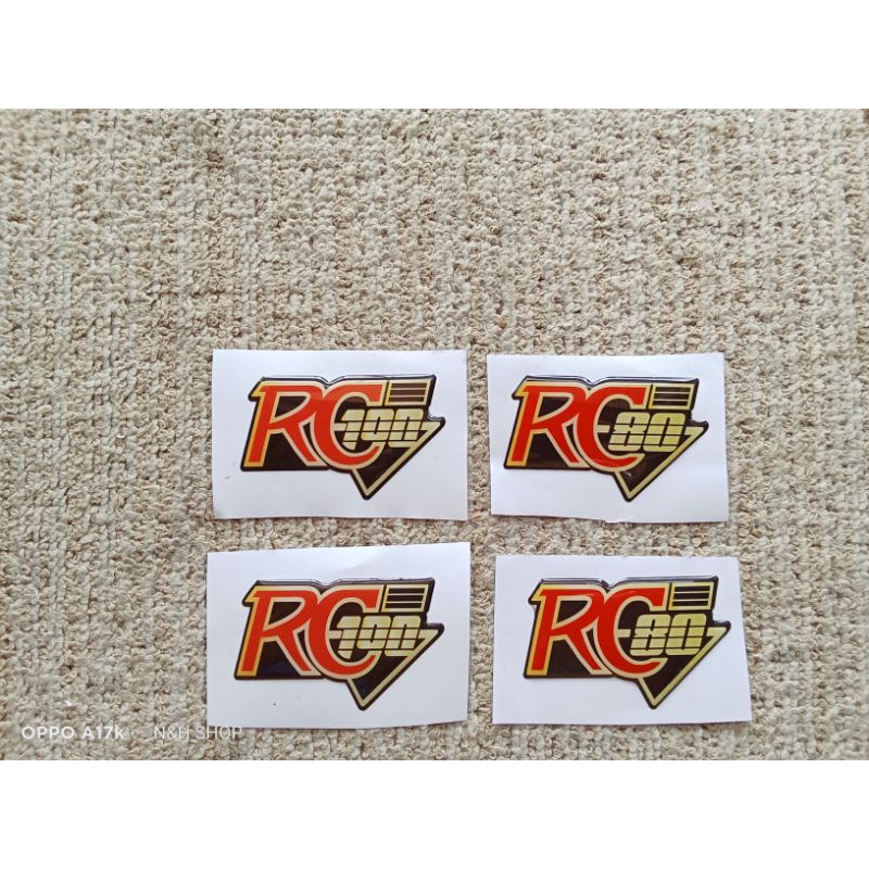 สติ๊กเกอร์ RC100 /RC80สติ๊กเกอร์ เรซิ่น นูน ใส อะไหล่ ทดแทน | Shopee ...