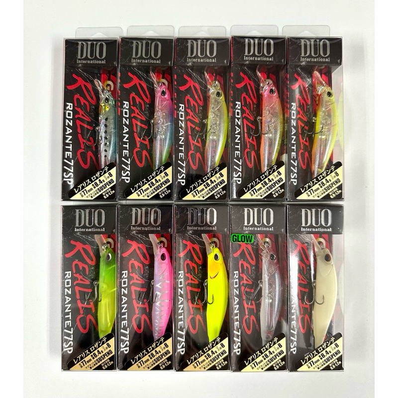 Leurre Duo Realis Rozante 77 SP SW – 77mm, 8.4g – Flottant Neutre, Hameçons N°8 – Pêche Mer