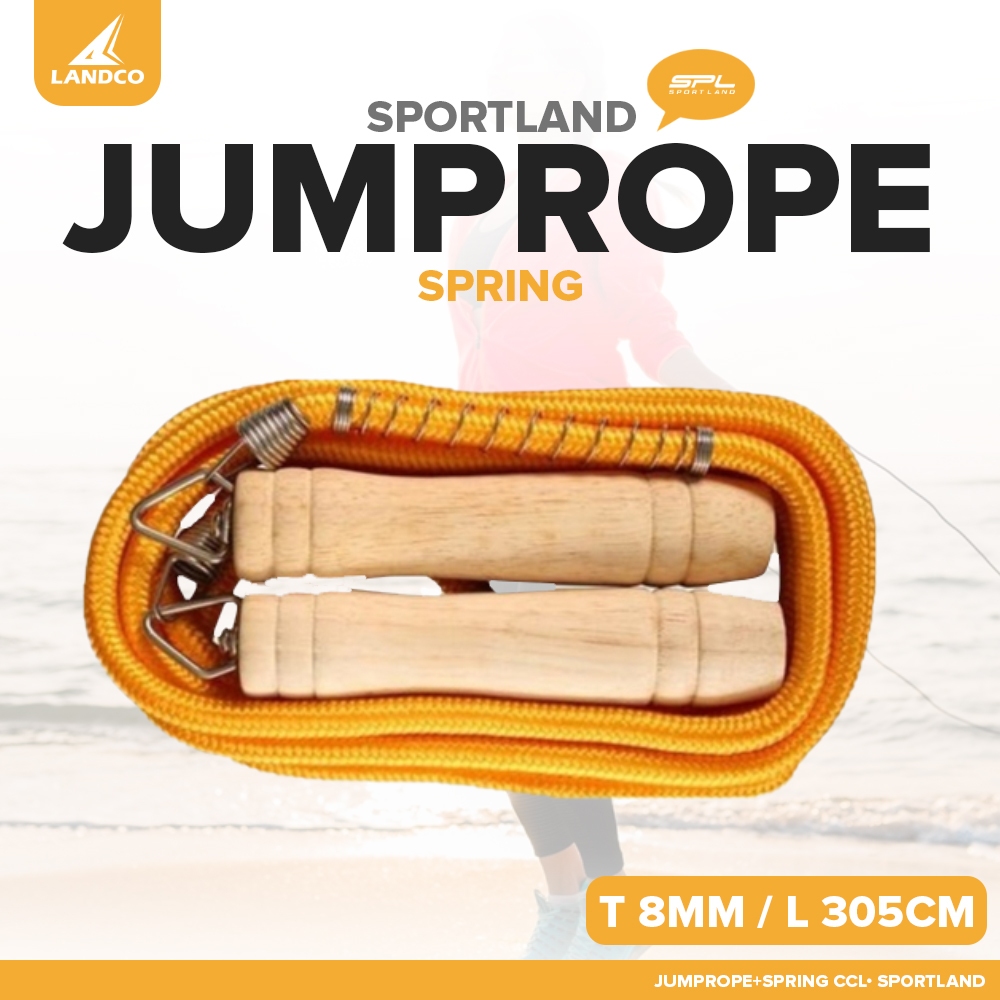 SPORTLAND เชือกกระโดด สำหรับออกกำลังกาย SPL JumpRope+Spring CCL9mm ...