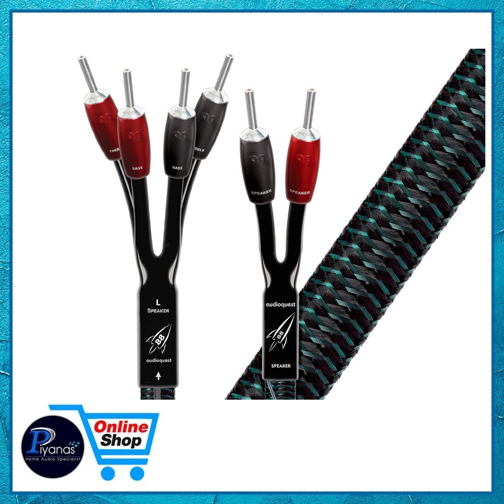 AUDIOQUEST : ROCKET-88 (72V DBS) (Single Bi wire) (8FT) /piyanas ...
