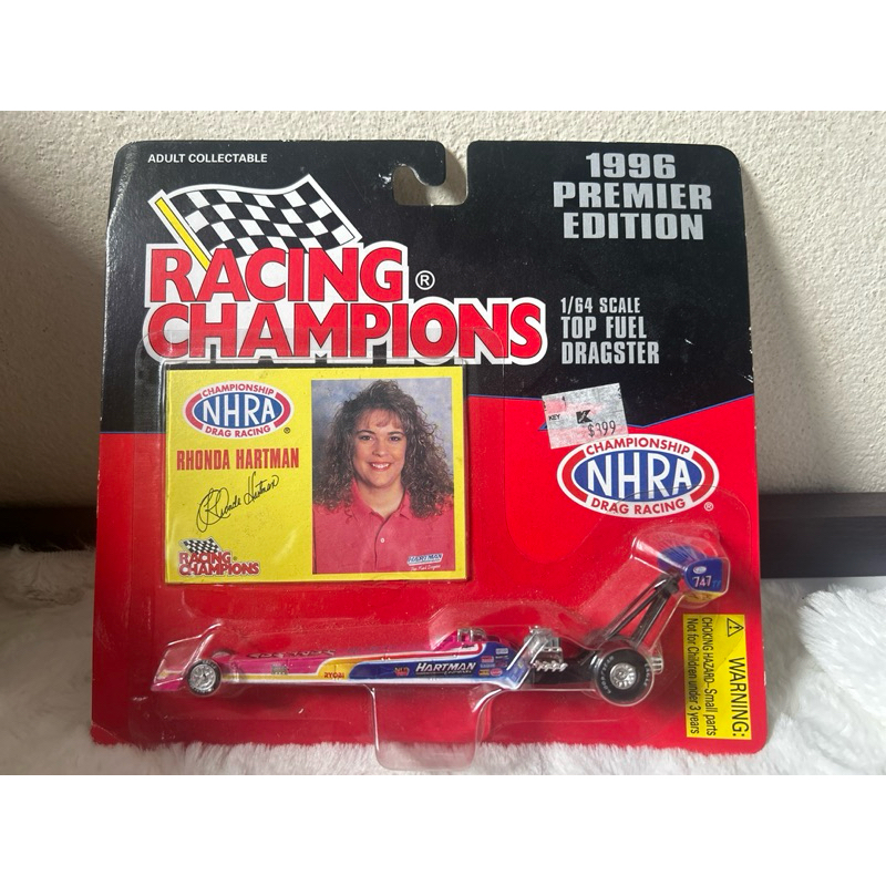 รถหน้ายาว Racing Champions NHRA Top Fuel Dragster Rhonda Hartman 1996 ...