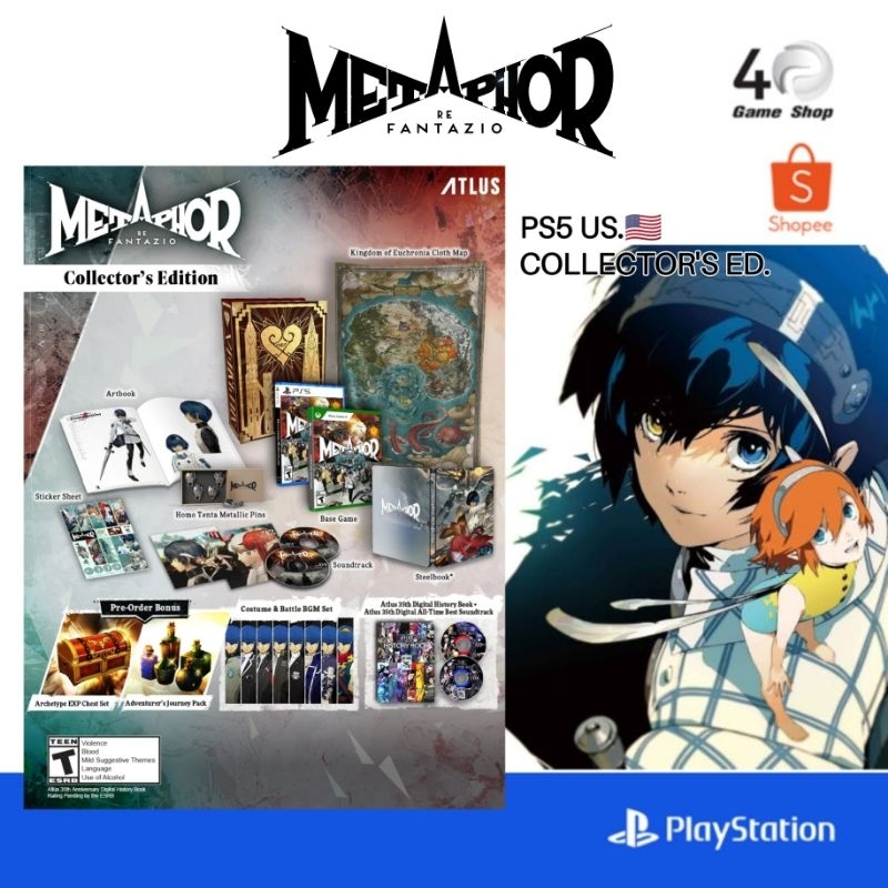 Metaphor Refantazio Collectors Edition Ps5