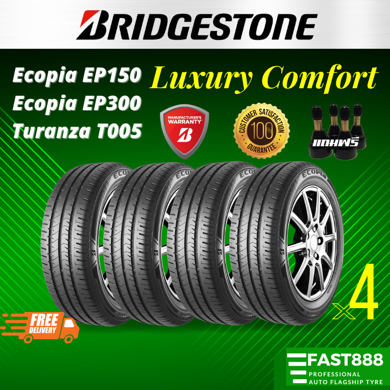 ถูกที่สุด ส่งฟรี ยางเก๋ง Bridgestone EP300 - EP150 ประหยัดน้ำมัน (4เส้น ...