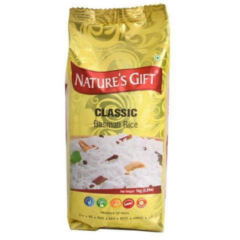 Nature's Gift Classic Basmati Rice 1kg (Super Quality) Shopee Thailand