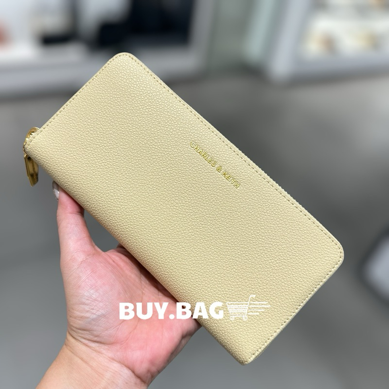 CHARLES & KEITH ( ใช้โค้ดลด30% ) Zip-Around Long Wallet CK6-10770552-1 ...