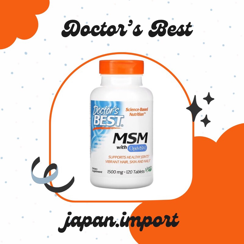 Doctor’s best MSM with OptiMSM (พร้อมส่ง/exp.2026) | Shopee Thailand