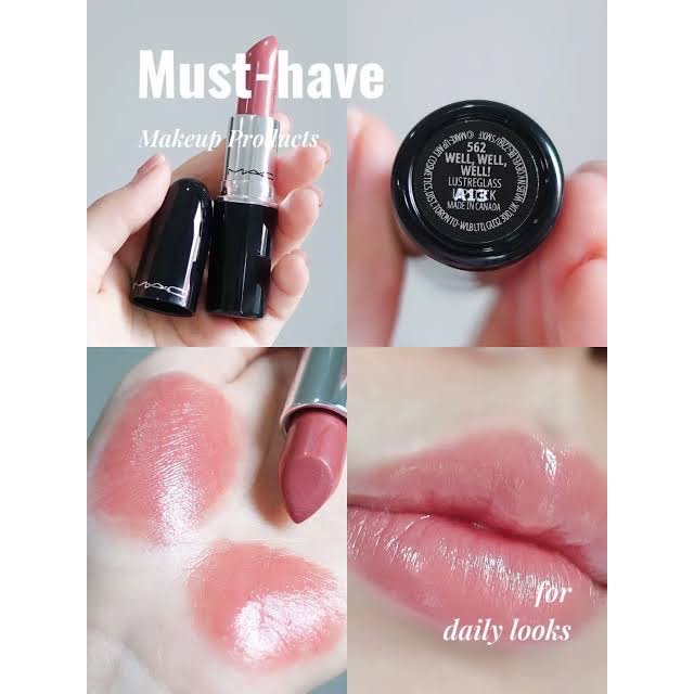 MAC Lustreglass Sheer-Shine Lipstick #well well well #sellout