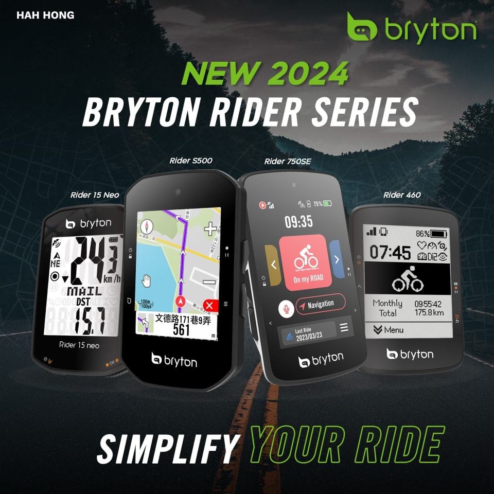 [ใหม่] ไมล์จักรยาน Bryton รุ่น Rider 750 SE , Rider 460 , Rider 15 Neo ...