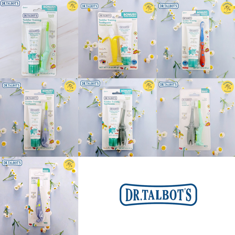 (Dr. Talbot's) Toddler Training Toothpaste 45 g with Toothbrush ชุดเซต ...
