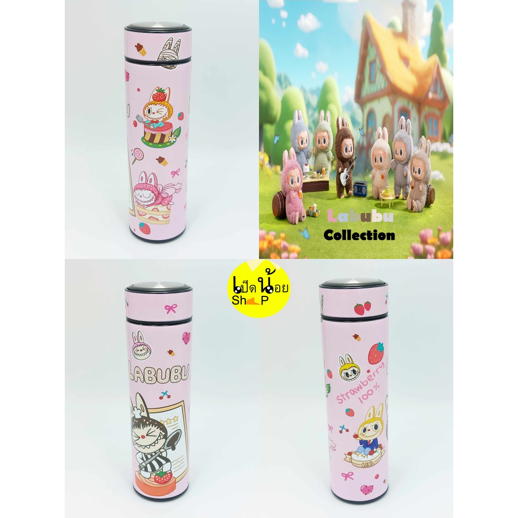 Labubu แก้วเก็บความเย็น-ร้อน รุ่นฝาล๊อคเกลียว ลายสวย ทนทาน สแตนเลส304 ...