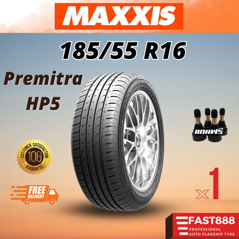 MAXXIS ยางแม็กซิส 185/55 R16 รุ่น HP5 ยางเก๋งขอบ16 ผลิตปี24 มีประกัน ...